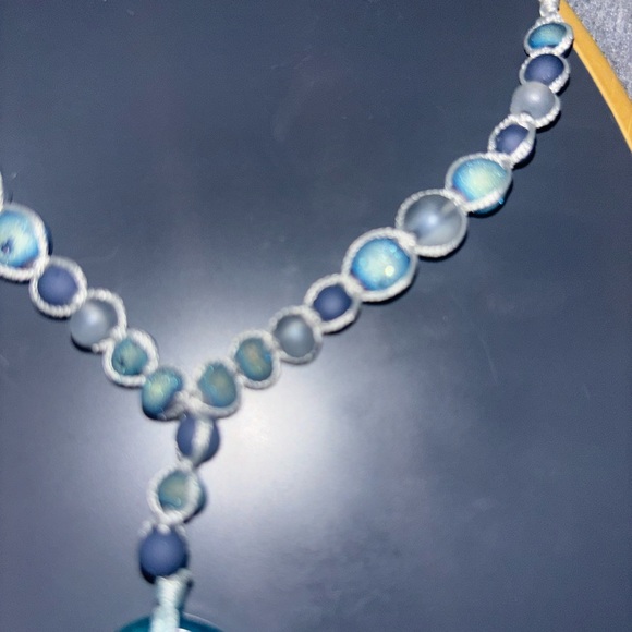 Nwt J Jill blue Necklace - Picture 2 of 4